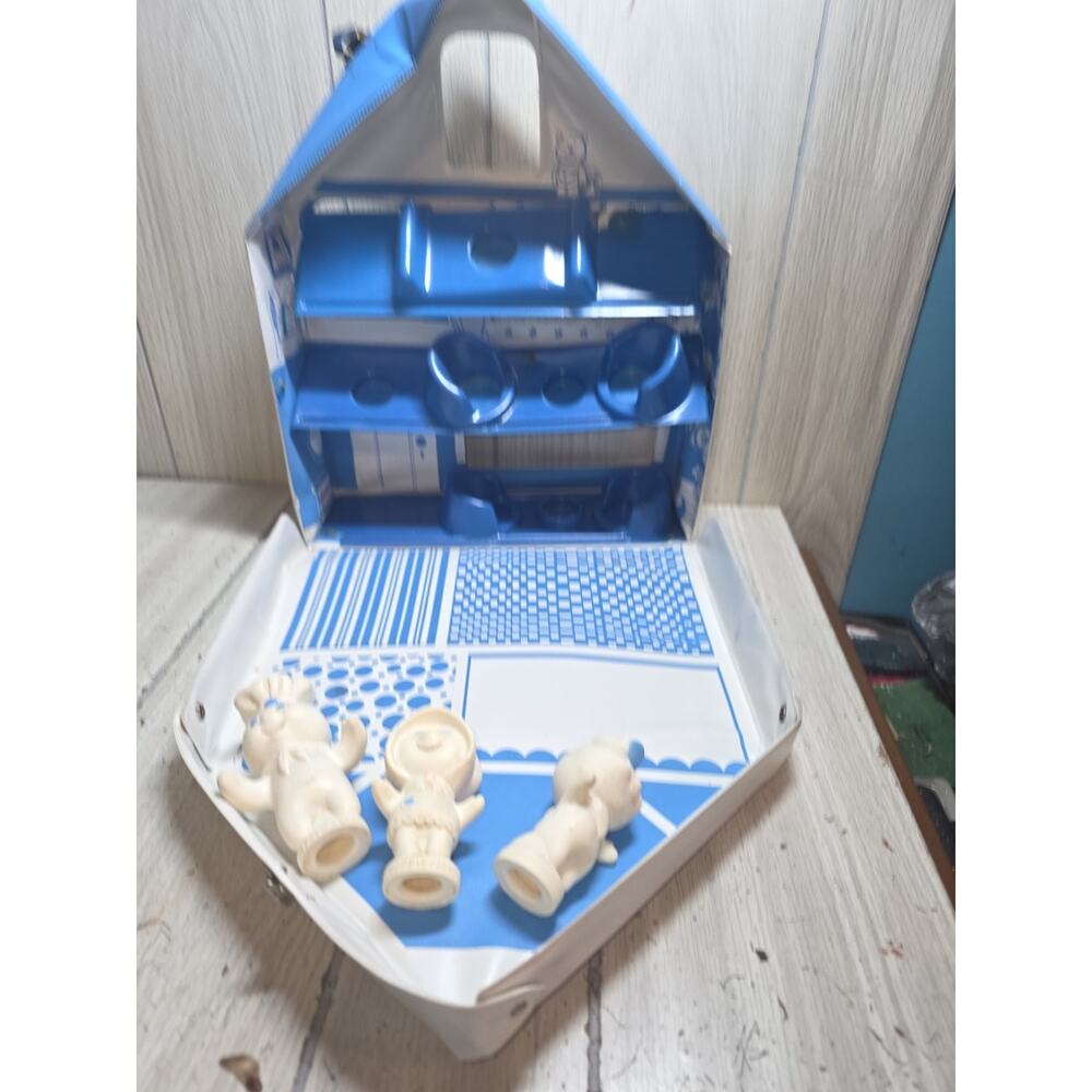 Vtg 1974 Pillsbury Doughboy Poppin Fresh Playhouse And 3 Dolls Rare READ FLAW - Picture 11 of 16